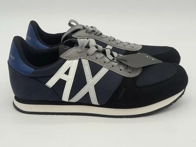Talla 10 - Zapatos Armani Exchange Giorgio Armani Azul Marino XUX017 XCC68 S279 Sin Tapa de Caja Foto 1 de 4