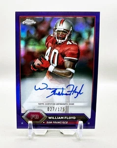 2023 Topps Composite Chrome AUTO #TCA-WF (rifrattore viola) William Floyd [ /175 - Foto 1 di 2