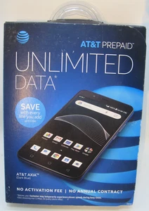 AT&T AXIA 16GB Prepaid Phone Dark Blue - QS5509A Brand New In Box - Picture 1 of 4