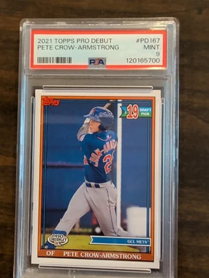 2021 Topps Pro Debut - Pete Crow-Armstrong #PD-167 (RC) - Image 1 of 2