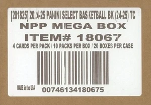 Panini Select 2024-25 NBA Basketball Mega Factory Sealed (20 Box) Case - Bild 1 von 3