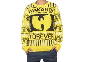 Suéter Wu Tang Para Hombre 2XL Marvel Pantera Negra Wakanda Forever Mad Engine - Imagen 1 de 6