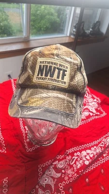 NWTF National Wild Turkey Fedaration Camouflage  Camo Cap Hat  - Image 1 of 4