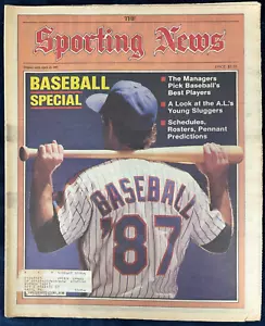1987 The Sporting News: Baseball Special - Managers Pick Best Players - Picture 1 of 1