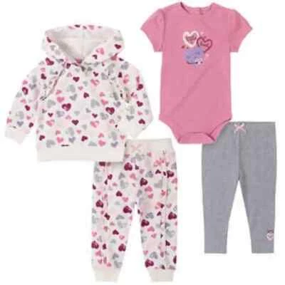 Conjunto de 4 peças Kids Headquarters para meninas  - Imagem 1 de 4