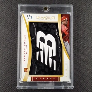 2015 Panini Immaculate MLB #4 Yasmany Tomas Rookie Cleats 1/2 New Balance Patch! - Picture 1 of 2