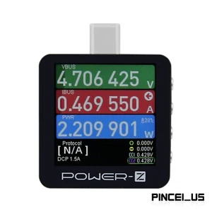 ChargerLAB POWER-Z KM003C USB C Tester PD3.1 0-50V 0-6A Voltmeter Ammeter Tester - Bild 1 von 8