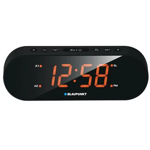 Radiowecker Uhr mit Doppelalarm Senderspeicher Weckfunktion Blaupunkt - Bild 1 von 2