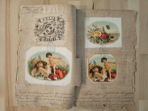 UNIQUE! 1885 Inscription Cuban Cigar Label Tobacco Brand CELIA M R B CIA. - Picture 1 of 3