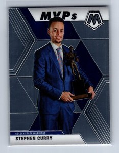 2019-20 Mosaic MVPs Steph Curry MVP WARRIORS #299  Card Panini