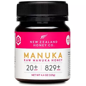 New Zealand Honey Co. Raw Manuka Honey UMF 20+ | MGO 829+, UMF Certified / 4.4oz - Picture 1 of 9