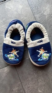 Vintage Disney-Pixar Toy Story Boys slippers size XL (11-12) blue 95’ Woody Buzz - Picture 1 of 8