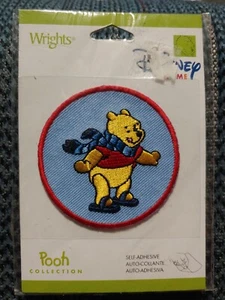 Disney Winnie The Pooh Bear Wrights Embroidered Applique Patch New - Picture 1 of 2
