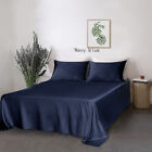19MM 100% Mulberry Silk Flat Sheet Coverlet Solid Color Real Nature Silk Sheets