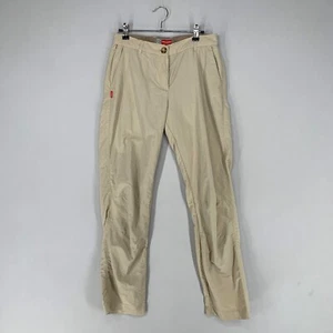 Pantalones Craghoppers para mujer EE. UU. 4R / XS marrón elástico bolsillos con cremallera al aire libre caminata - Imagen 1 de 10
