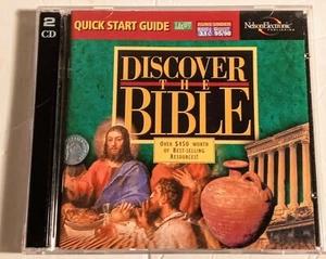 DISCOVER THE BIBLE PC CD-ROM 1999 COMPLETE BIBLE STUDY Guide 2 Disc WIN 95/98 - Picture 1 of 2