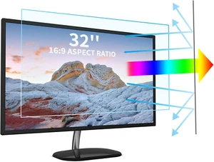 32 Inch TV Screen Protector for Standard or Curved Monitor, Eye Protection An... - Picture 1 of 7