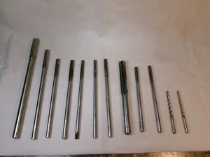 Mixed Lot of 12 Spiral Flute Chucking Reamers - Picture 1 of 5
