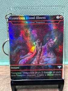 MTG TCG Schlüsselanhänger: Mysteriöse Blutkrankheit _ Handarbeit, Handarbeit, Key Chain - Bild 1 von 1