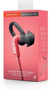 Plantronics Backbeat Fit 305 Wireless Sport Headset - Coral - Picture 1 of 9