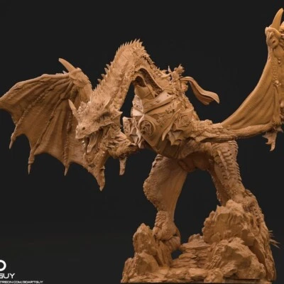 3DArtGuy - Daemon and Caraxes Dragon Rider - Game of Thrones, RPG, Wargaming - Image 1 of 2