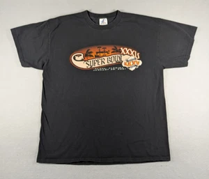 Vintage Super Bowl XXXV Shirt Unisex Size XL Black Logo Athletic 2001 Tampa Bay - Picture 1 of 7