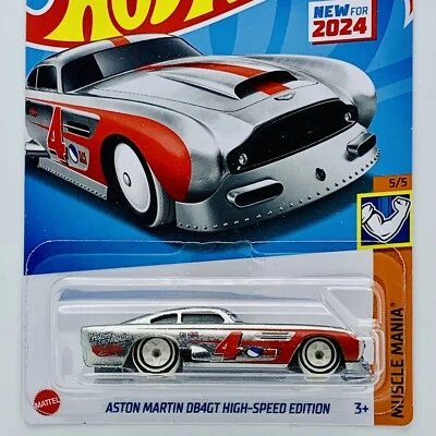 Aston Martin DB4GT Hot Wheels 2024 первое издание высокоскоростное издание - P - Изображение 1 из 4
