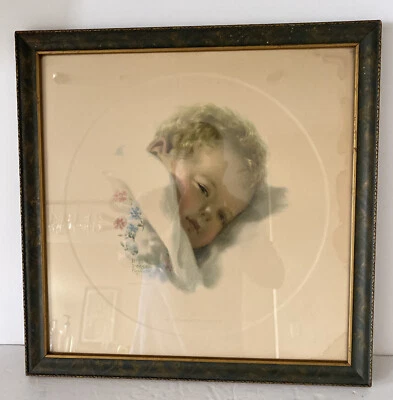 Impresión de Bessie Pease Gutmann en la frontera de Dreamlands Gutmann & Gutmann NY principios de 1900 Foto 1 de 4