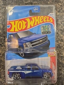 Hot Wheels 2024 HW Then And Now 3/10 Blue Chevy Silverado FACTORYSEALED 1/1000 - Picture 1 of 5