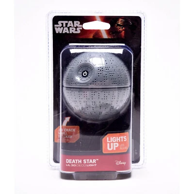 Star Wars Mini Estrella de la Muerte 3D FX LED Luz de Noche Lámpara Regalo Pared Habitación Nuevo Foto 1 de 4