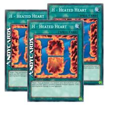 3x H - HEATED HEART (SPEED DUEL) (Ho Il Cuore In Fiamme) Comune SGX2 ENA13 • 1Ed
