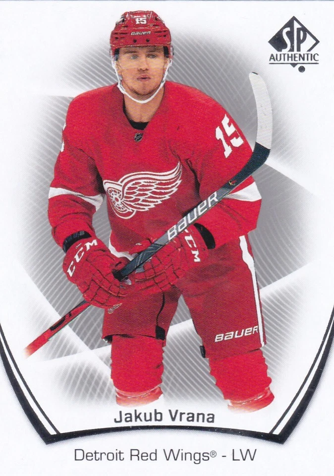 2021/22 SP AUTHENTIC..JAKUB VRANA..CARD # 13..RED WINGS..FREE COMBINED SHIP - Image 1 of 1