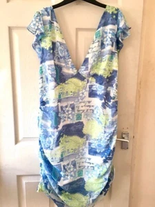 New ASOS plus size ladies floral summer dress size 20 4XL / 20 weddings party - Picture 1 of 5