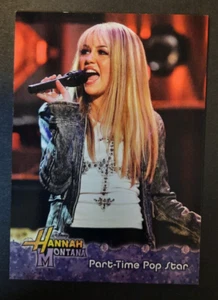 HANNAH MONTANA Popstar Quiz Cards Miley Cyrus Promo Card #P1 Topps 2008 - Bild 1 von 2