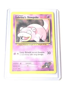 SABRINA’S SLOWPOKE - Gym Heroes Set - 95/132 - Common - Pokemon Card - NM - Picture 1 of 1
