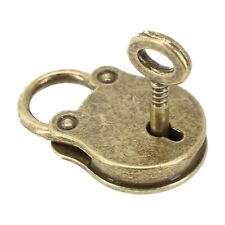 Jolie serrure miniature cadenas ours r��tro en bronze pour journaux intimes et s