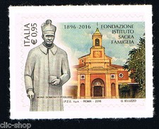 ITALIA 1 FRANCOBOLLO FONDAZIONE ISTITUTO SACRA FAMIGLIA 2016 nuovo**