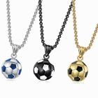Soccer Shape Casual Soccer Pendants Charm Necklace  Sports Lover