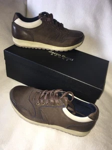 Bacco Bucci Leather Sport Linus Sneaker Oxfords Mens Shoes SZ 11.5 NEW - Picture 1 of 5