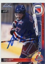 ADAM KEEFE KITCHENER RANGERS AUTOGRAPH AUTO 02-03 EXTREME SPORTS CARDS *33648