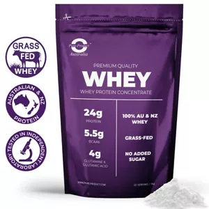 5KG WHEY PROTEIN CONCENTRATE WPC NATURAL UNFLAVOURED POWDER 100% PURE - Picture 1 of 2