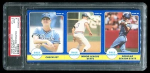 1986 Star Murphy Dale Murphy PSA 9 Mint 3 Card Panel #1-3 Checklist Stats~(PL) - Picture 1 of 3