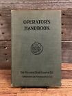 1917 - Fellows Gear Shaper, Operator's Handbook, Hardcover, Illustrated USA