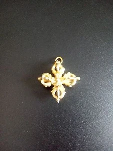 ciondolo pendente dorato forma stella oro - Placcato - oro usato - Foto 1 di 1