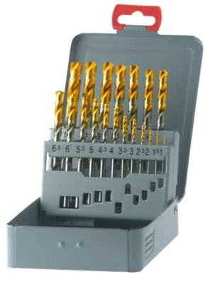 Spiralbohrer Edelstahlbohrer Metallbohrer HSS-E CO TIN Beschichtet Bohrer Satz - Bild 1 von 3