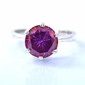 Zertifizierter 2ct natürlicher VVS rosa Diamant Ring 925 Sterling Silber Schmuck für die Liebe - Bild 1 von 11