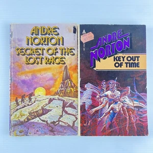 Andre Norton Paperback Lot Secret Of The Lost Race Key Out Of Time Ace Sci-Fi - Picture 1 of 16