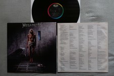 MEGADETH countdown to extinction CAPITOL RECORDS LP + lyrics inner 0777 7 98531