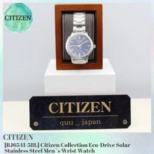 Citizen BJ6541-58L Collection Eco-Drive Solar Stainless Steel Men`s Wrist Watch - Picture 1 of 8