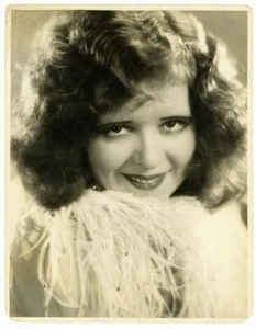 Clara Bow 1930 Gene Richee 11x14 Original Portrait Photo Double Wieght Jazz Age - Picture 1 of 2